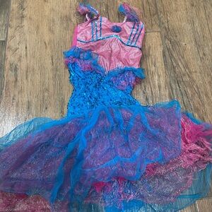 Sparkling Pink and Blue Kids Costume